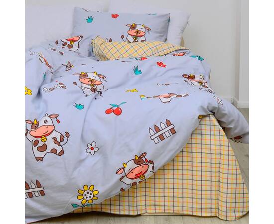 Комплект подростковый 529 сатин твилл 143х210 (50x70) Вилюта, изображение 2