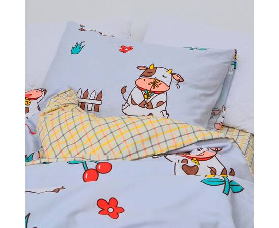 Комплект подростковый 529 сатин твилл 143х210 (50x70) Вилюта, изображение 3