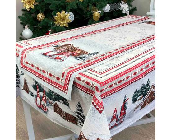 Доріжка Snowfall 35х100 Прованс (023402), Тип: доріжки (раннери), Основний колір: червоний, Форма скатертини: прямокутна, Розмір: 35x100, зображення 2