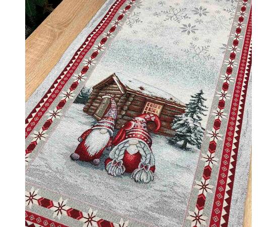 Дорожка Snowfall 40х140 Прованс (023403), Тип: дорожки (раннеры), Цвет: красный, Форма скатерти: прямоугольная, Размер: 40x140, изображение 3