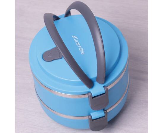 Ланч бокс двойной 1400 мл Kamille (2106), изображение 2