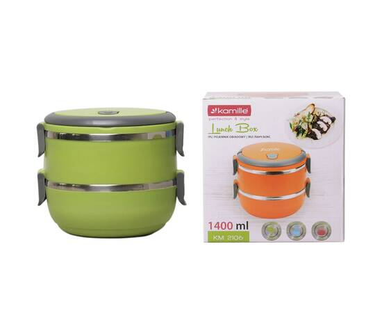 Ланч бокс двойной 1400 мл Kamille (2106), изображение 4