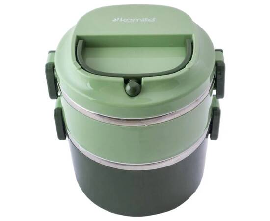 Ланч бокс двойной 1700 мл Kamille (2136), изображение 2