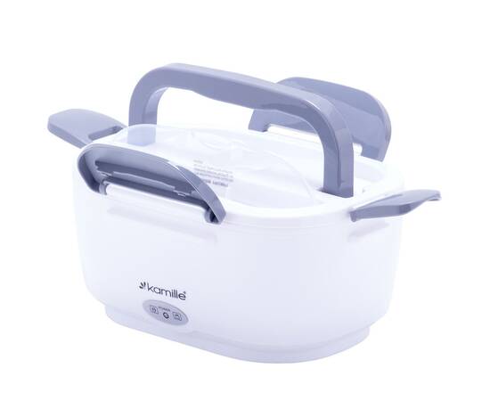 Ланч бокс электрический с подогревом от сетей 220V и 12V Kamille (2130A), изображение 2