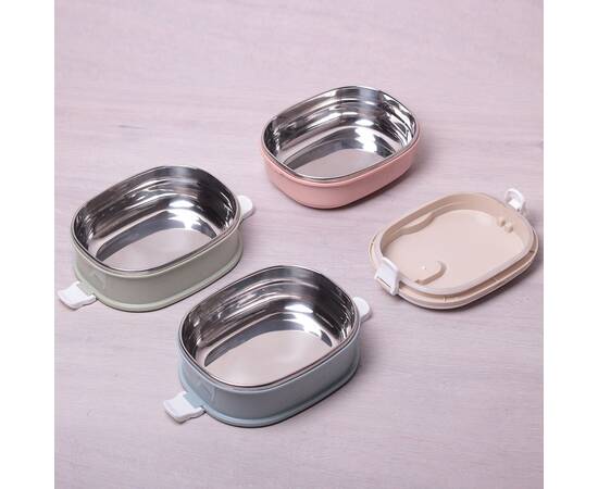 Ланч бокс тройной 2100 мл 20x14.5x18.5 см Kamille (2126)