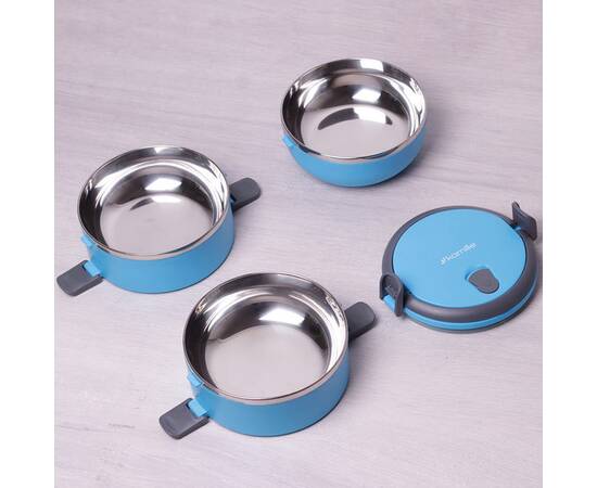 Ланч бокс тройной 2100 мл Kamille (2107), изображение 3