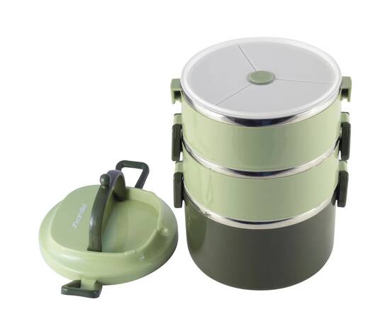 Ланч бокс тройной 2400 мл Kamille (2137)