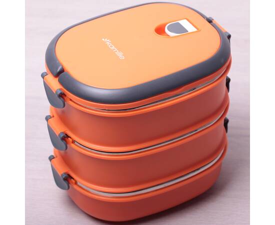 Ланч бокс тройной 2700 мл Kamille (2110), изображение 2