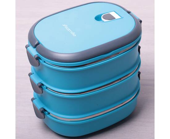 Ланч бокс тройной 2700 мл Kamille (2110), изображение 3