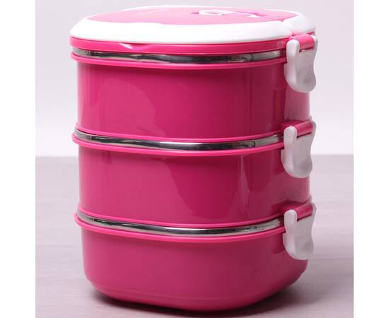 Ланч бокс тройной 2700 мл Kamille (2114), изображение 3