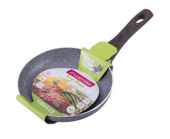 Сковорода 20 см Kamille (4112), Цвет: серый, Тип: сковорода, Форма: круглая, Диаметр (см): 20, изображение 2
