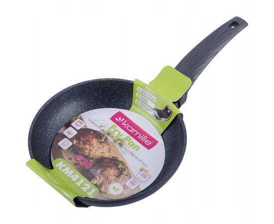 Сковорода 20 см Kamille (4121), Цвет: черный, Тип: сковорода, Форма: круглая, Диаметр (см): 20, изображение 2