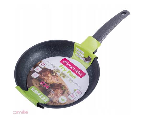 Сковорода 24 см Kamille (4122), Цвет: черный, Тип: сковорода, Форма: круглая, Диаметр (см): 24, изображение 2