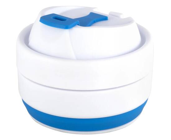 Термокружка 350 мл из силикона с пластиковой вставкой Kamille (2034), изображение 3