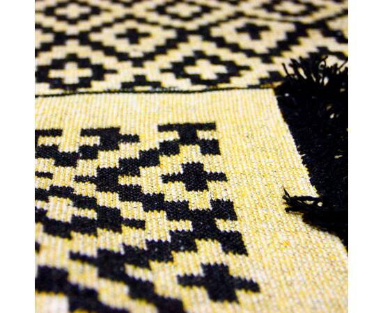 Коврик IzziHome LARA 120х180 LR01 SIYAH SARI (201YYSS012241)