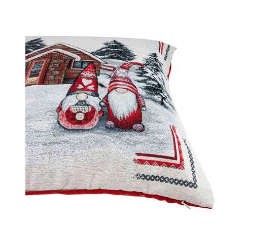 Наволочка 45х45 Snowfall Три гноми біля хатинки Прованс (023404), зображення 2