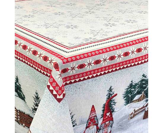 Скатерть Snowfall 135х300 Прованс (023411), Тип: скатерти, Цвет: красный, Форма скатерти: прямоугольная, Размер: 135x300, изображение 3