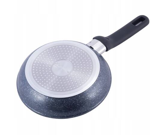 Сковорода О20 см с покрытием чёрный мрамор Kamille (5385MR)