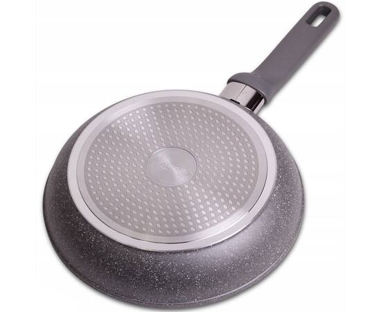 Сковорода О24 см із гранітним покриттям Kamille (4287GR), Колір: сірий, Тип: сковорода, Форма: кругла, Діаметр (см): 24, зображення 4