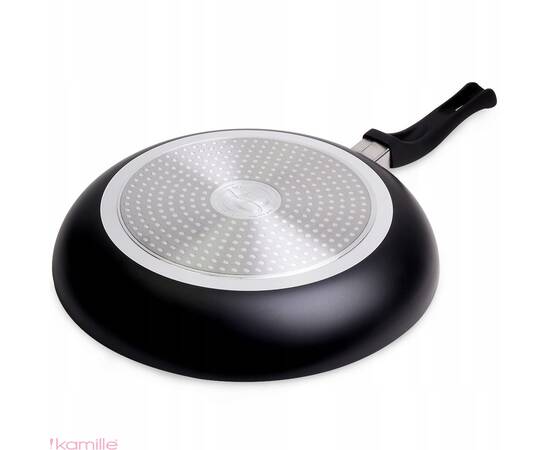 Сковорода O27, 5x4, 8 см Kamille (4248MR), Колір: чорний, Тип: сковорода, Форма: кругла, Діаметр (см): 28, зображення 3