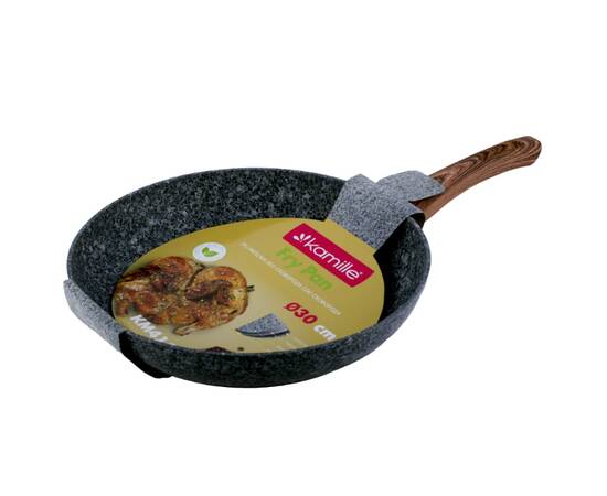Сковорода О30 см Kamille (4164), Колір: сірий, Тип: сковорода, Форма: кругла, Діаметр (см): 30, зображення 2