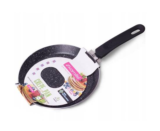 Сковорода для млинців O21,5 см Kamille (0619MR), Колір: чорний, Тип: сковорода для млинців, Форма: кругла, Діаметр (см): 22, зображення 2