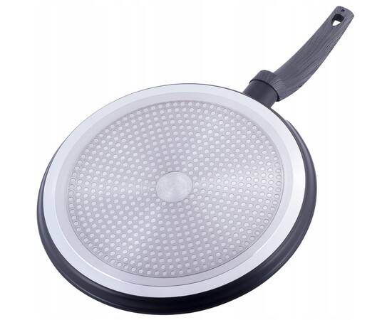 Сковорода блинная 28 см Kamille (4128), Цвет: черный, Тип: сковорода для блинов, Форма: круглая, Диаметр (см): 28, изображение 3