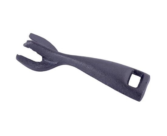 Сковорода чавунна О25 см. з дерев'яною підставкою Kamille (4809V), зображення 3