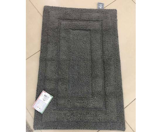 Коврик в ванную Sirio Carbonio 50x80 P196 PHP, Цвет: графитовый, Размер: 50x80, изображение 3