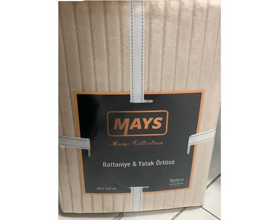 Плед Mays софт 200х220 CREAM, Цвет: кремовый, Размер: 200x220, изображение 3