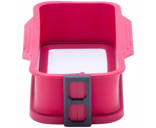 Форма силиконовая квадратная 26x11x6см со стеклянным дном Kamille (7758)