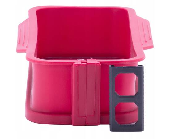 Форма силиконовая квадратная 26x11x6см со стеклянным дном Kamille (7758)