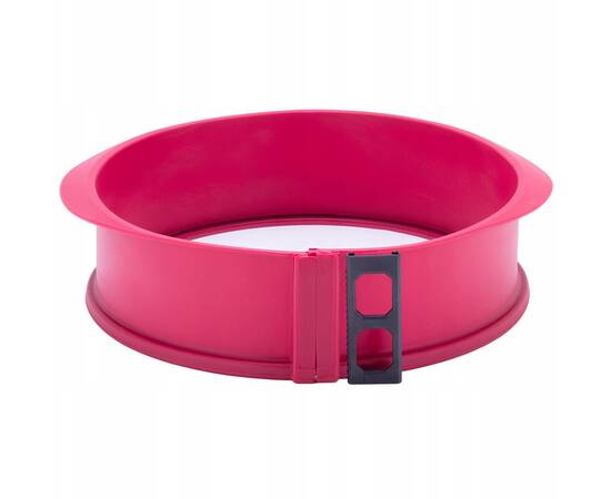 Силіконова форма кругла 26x7 см зі скляним дном Kamille (7757), зображення 2