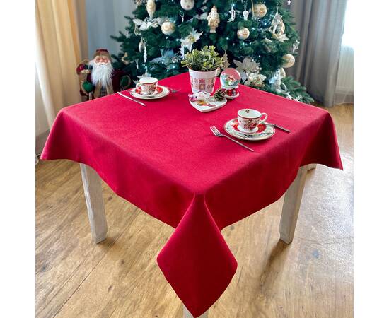 Скатертина гобеленова Червона 97х100 LiMaSo (EDEN671P-100), Тип: скатерти, Цвет: красный, Форма скатерти: квадратная, Размер: 97x100, изображение 5