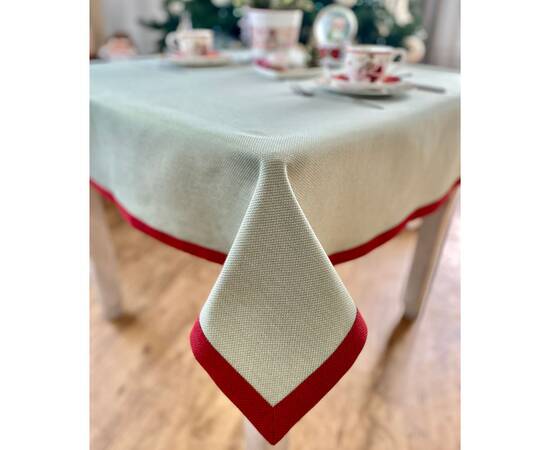 Скатертина гобеленова Червона 137х280 LiMaSo (EDEN671P-280), Тип: скатерти, Цвет: красный, Форма скатерти: прямоугольная, Размер: 137x280, изображение 8