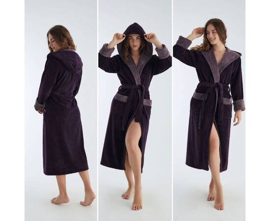 Халат NUSA женский ns 4145 mor (2xl), Цвет: фиолетовый, Размер: 2XL, изображение 2