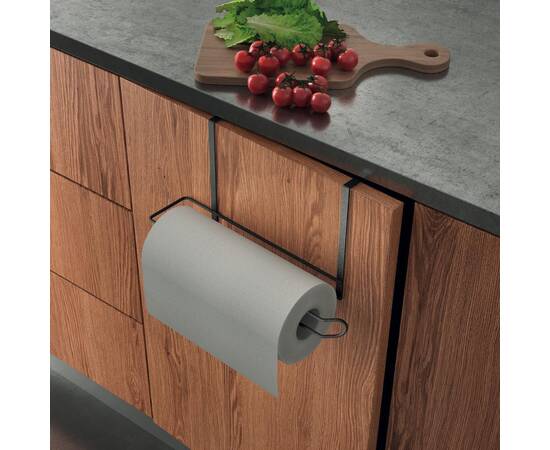 Держатель для бумажного полотенца 34х10х18 см черный GALILEO LAVA METALTEX (352606)