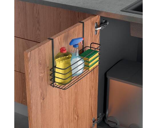 Підставка підвісна 34х12х22 см чорна GALILEO LAVA METALTEX (352608), зображення 2