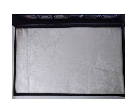 Комплект постельного белья Mays жаккард V14 Hunkar CREAM двуспальный Евро