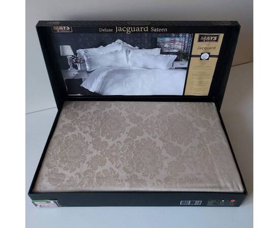 Комплект постельного белья Mays жаккард V35 Hunkar D.COFFE двуспальный Евро