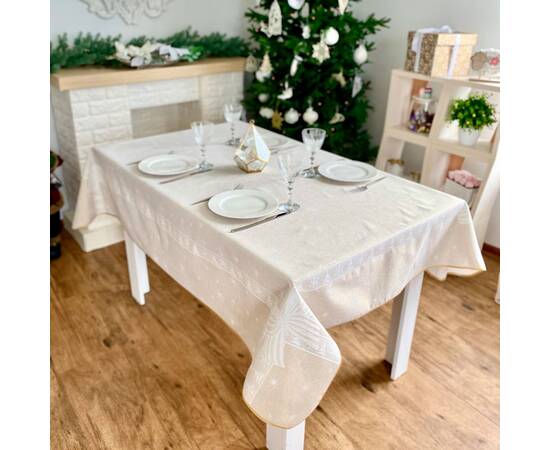 Скатертина 137х280 LiMaSo (FG02-RUNNER027-280), Тип: скатертини, Основний колір: золотий, Форма скатертини: прямокутна, Розмір: 137x280, зображення 3