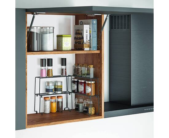 Набор из двух полок 29х7х14 см черные LEVEL-2 LAVA METALTEX (361310), изображение 3