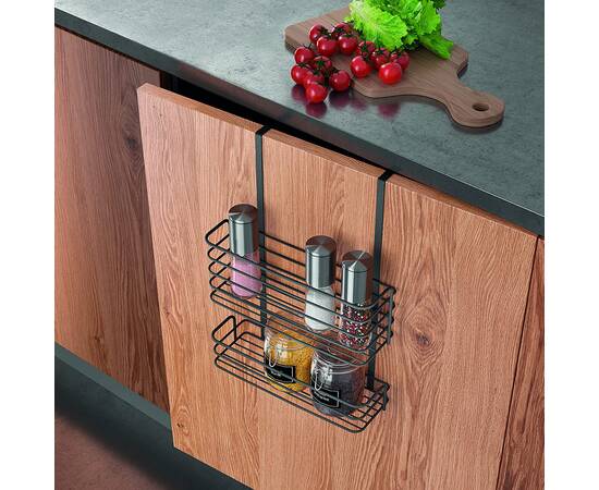 Подставка подвесная 2-ох секционная 26х12х36 см черная GALILEO LAVA METALTEX (352612), изображение 2