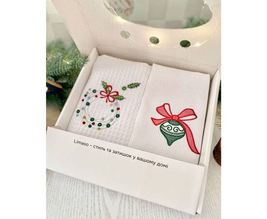 Набір кухонних рушничків (2шт.) 34x65 LiMaSo (№2 (RKVF02B+RKVF01A))