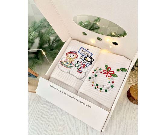 Набір кухонних рушничків (2шт.) 34x65 LiMaSo (№7 (RKVF05B+RKVF02A))