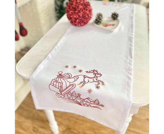 Наперон вишиваний новорічний 40x140 LiMaSo (NPV014-40), изображение 3