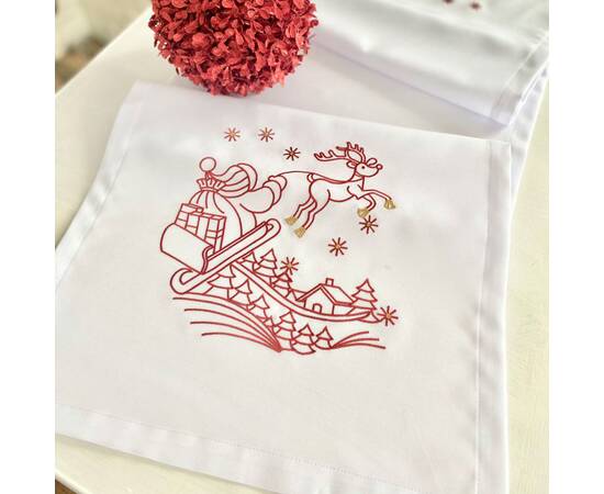 Наперон вишиваний новорічний 40x140 LiMaSo (NPV014-40), изображение 5