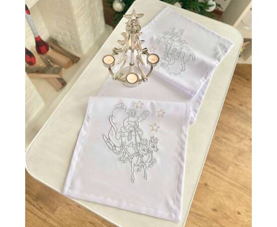 Наперон вишиваний новорічний 40x140 LiMaSo (NPV016-40), изображение 3