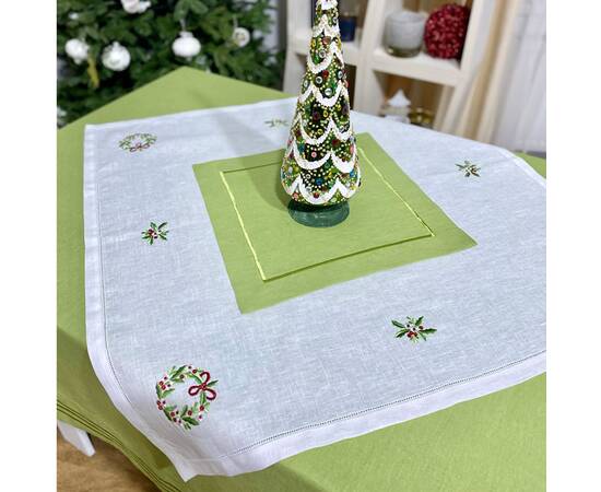 Серветка лляна 40x40 LiMaSo (SRLB22-40), Тип: салфетки, Цвет: салатовый, Форма скатерти: квадратная, Размер: 40x40, изображение 5