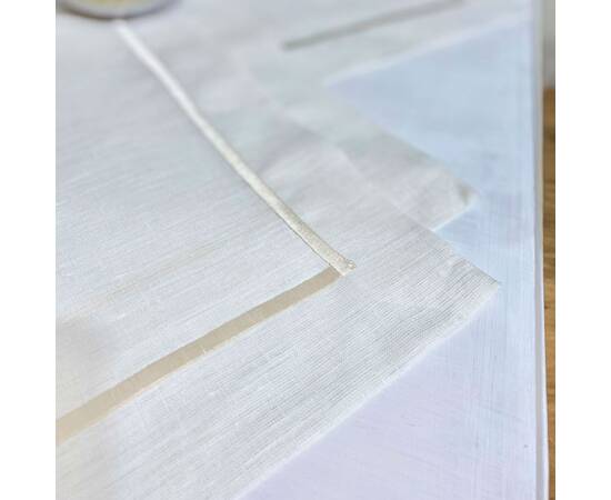 Серветка лляна 40x40 LiMaSo (SRLB30-40), Тип: серветки, Основний колір: кремовий, Форма скатертини: квадратна, Розмір: 40x40, зображення 3